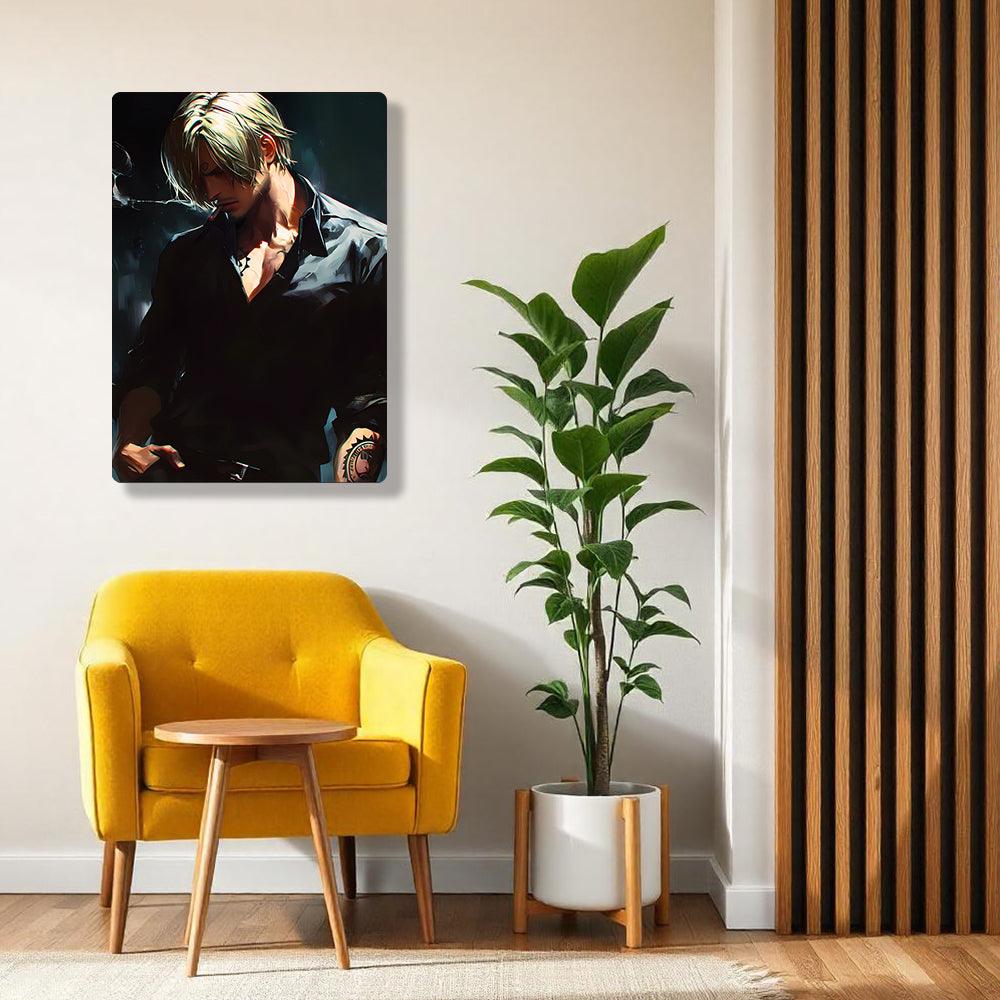 Vinsmoke Sanji - Onepiece - Metal Poster - Losstail.