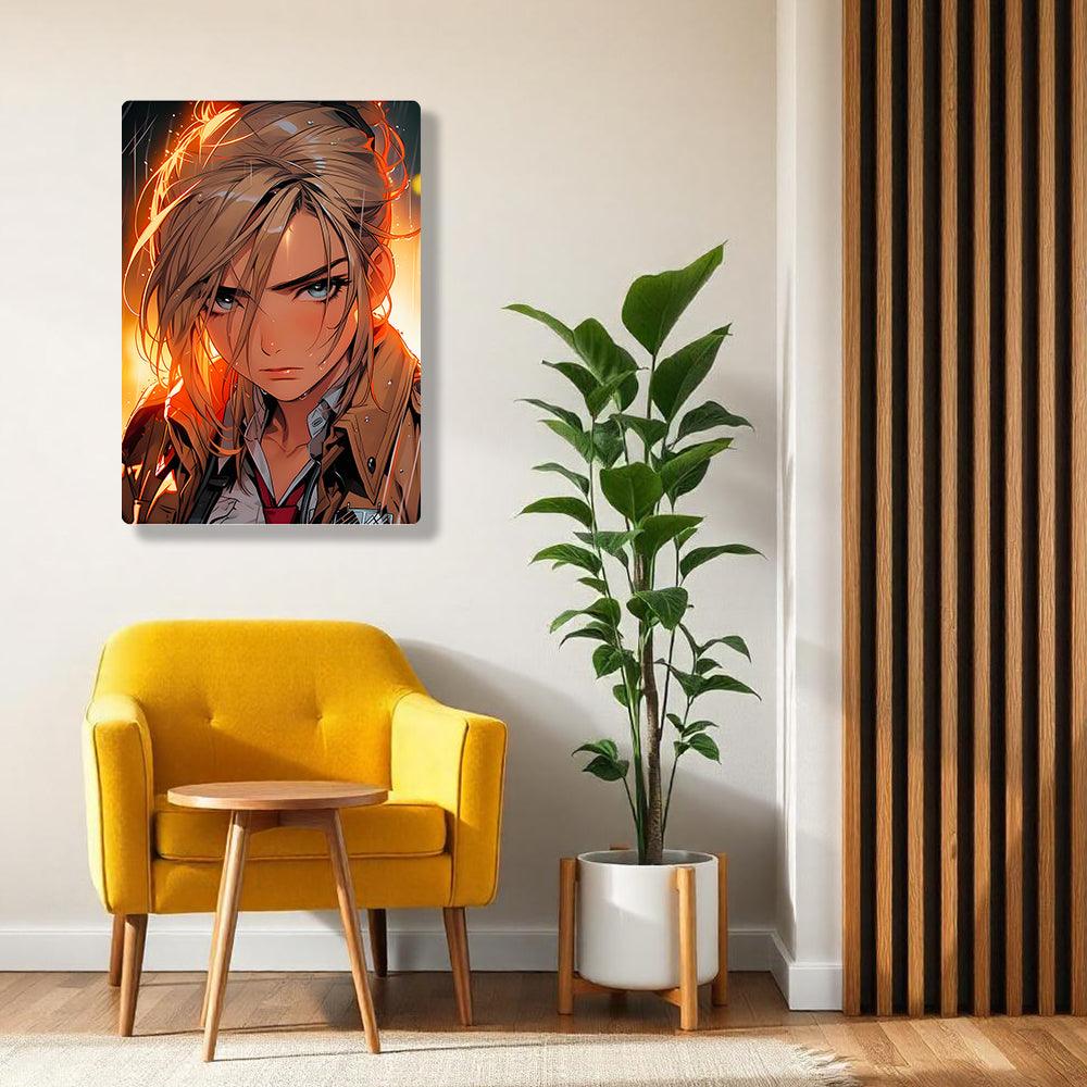 Annie Leonhardt - Attack On Titan - Metal Poster - Losstail