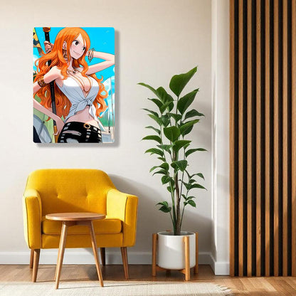 Nami - Onepiece - Metal Poster - Losstail.