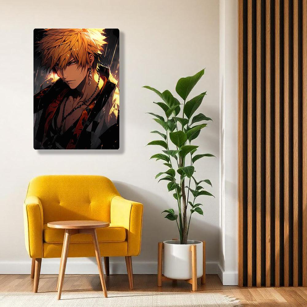 Ichigo Kurosaki - Bleach - Metal Poster - Losstail - LOSSTAIL