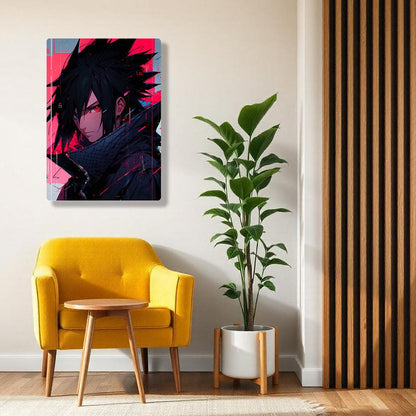 Sasuke Uchiha - Naruto - Metal Poster - Losstail