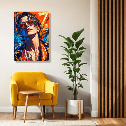 Portgas D Ace - Onepiece - Metal Poster - Losstail.