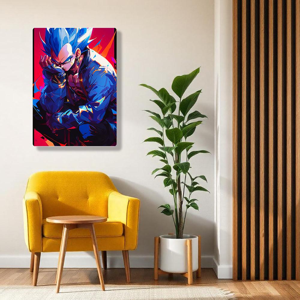 Vegeta - Dragon Ball - Metal Poster - Losstail - LOSSTAIL