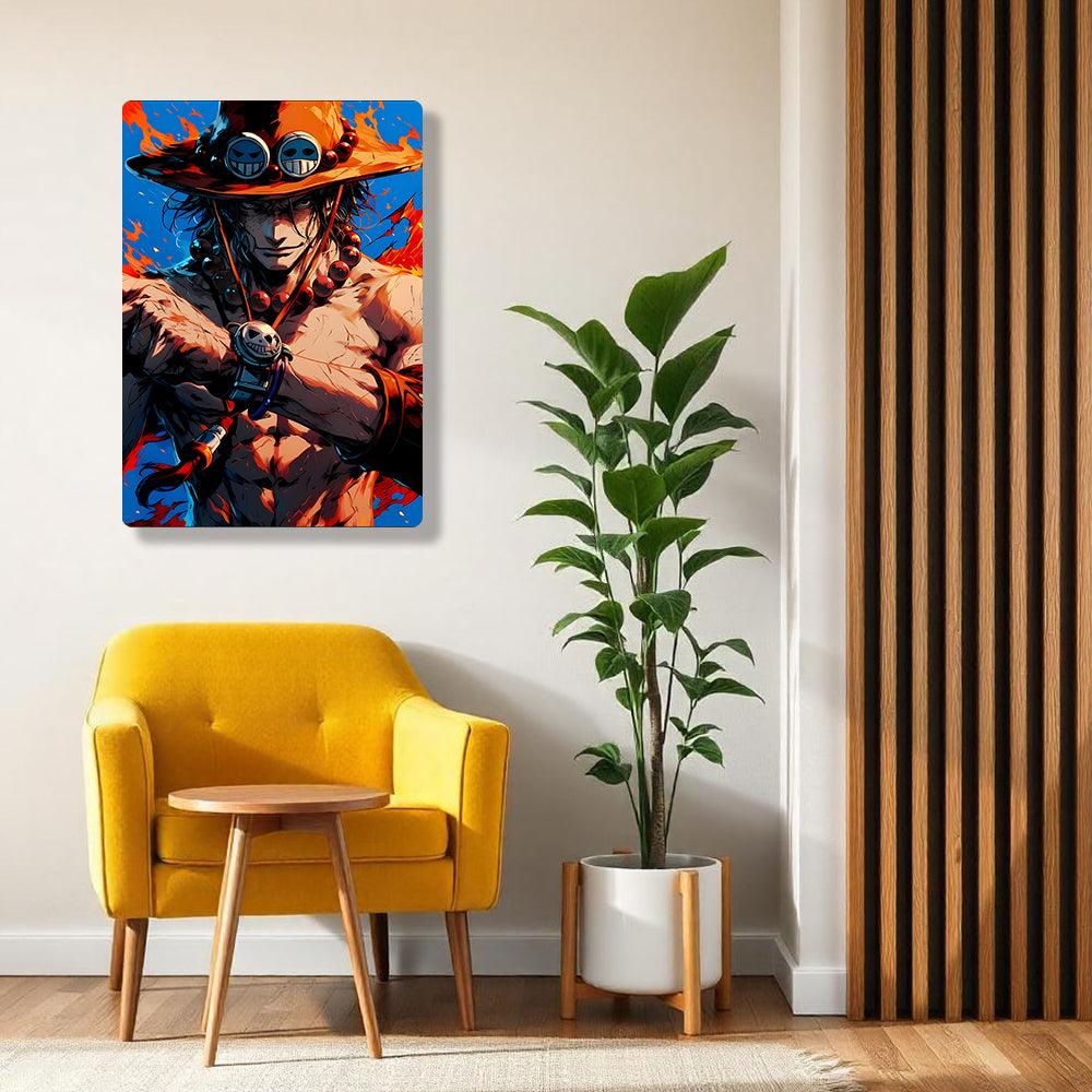 Portgas D Ace -Onepiece - Metal Poster - Losstail.