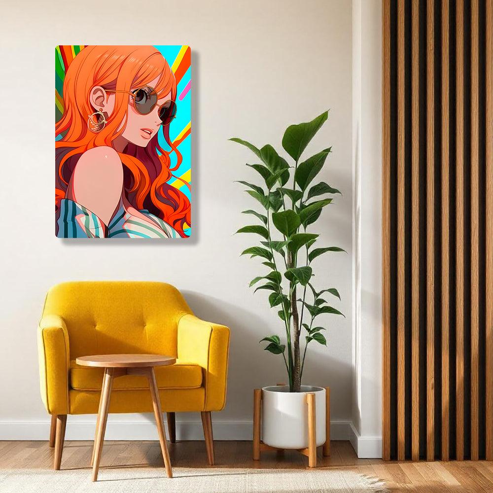 Nami - Onepiece - Metal Poster - Losstail.