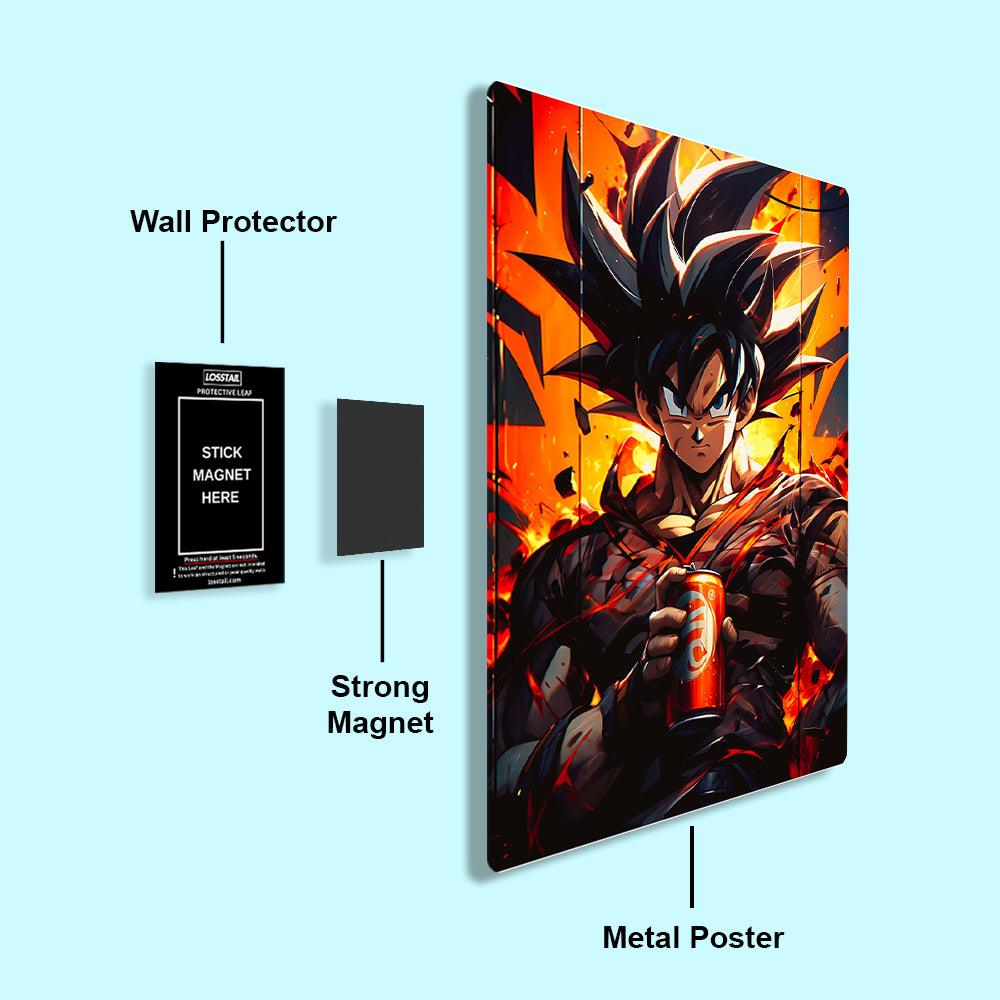 Goku - Dragon Ball - Metal Poster - Losstail - LOSSTAIL