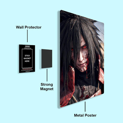 Madara Uchiha - Naruto - Metal Poster - Losstail