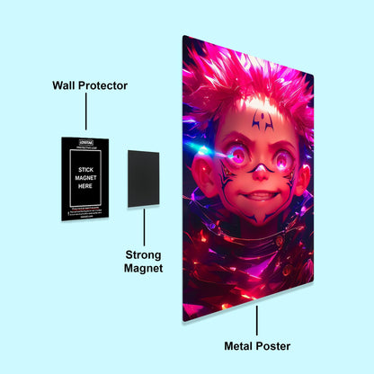 Sukuna - Jujutsu Kaisen - Metal Poster - Losstail - LOSSTAIL