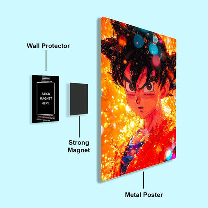 Goku - Dragon Ball - Metal Poster - Losstail - LOSSTAIL