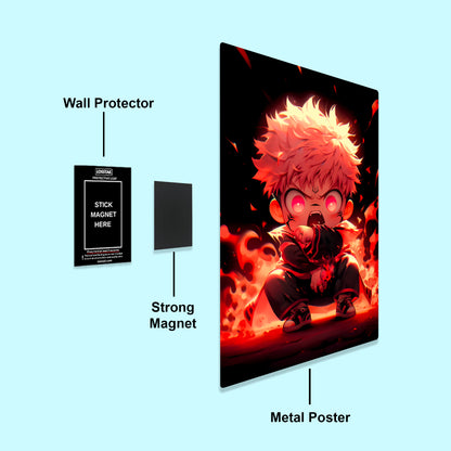 Sukuna - Jujutsu Kaisen - Metal Poster - Losstail