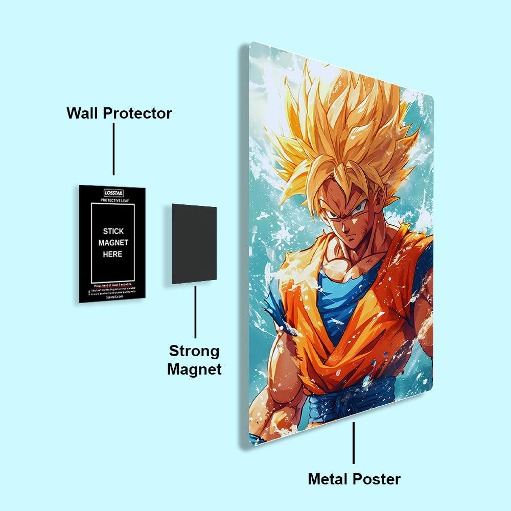 Goku - Dragon Ball - Metal Poster - Losstail - LOSSTAIL