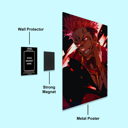 - Jujutsu Kaisen - Metal Poster - Losstail