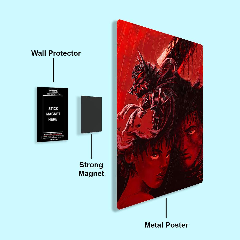 Guts & Casca - Berserk - Metal Poster - Losstail