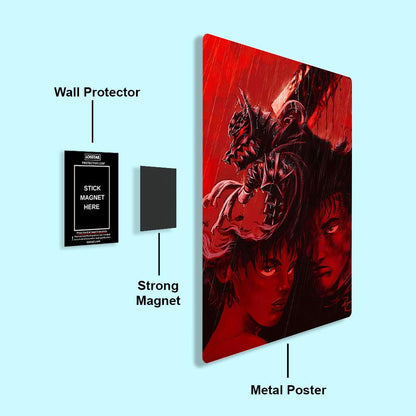 Guts & Casca - Berserk - Metal Poster - Losstail