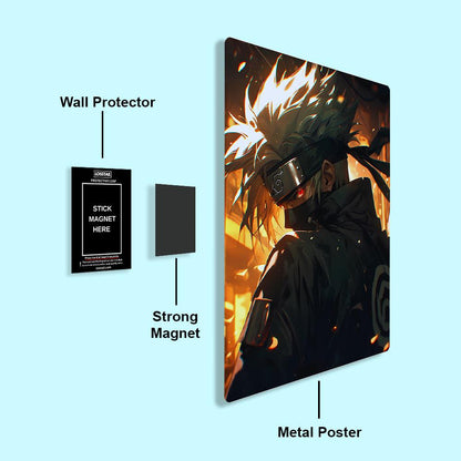 Kakashi - Naruto - Metal Poster - Losstail