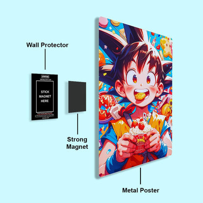 Goku - Dragon Ball - Metal Poster - Losstail - LOSSTAIL