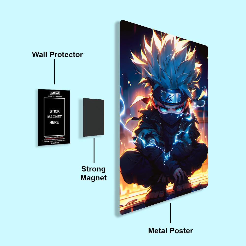 Kid Kakashi - Naruto - Metal Poster - Losstail