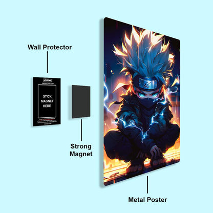 Kid Kakashi - Naruto - Metal Poster - Losstail