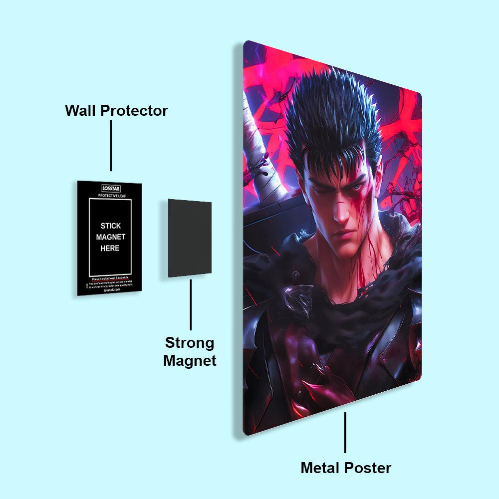 Guts - Berserk - Metal Poster - Losstail