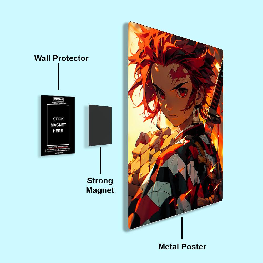 Tanjiro Kamado - Demon Slayer - Metal Poster - Losstail - LOSSTAIL