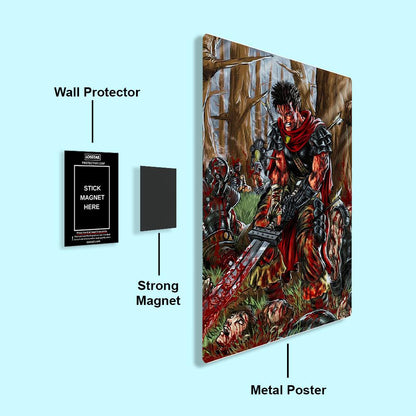 Guts - Berserk - Metal Poster - Losstail