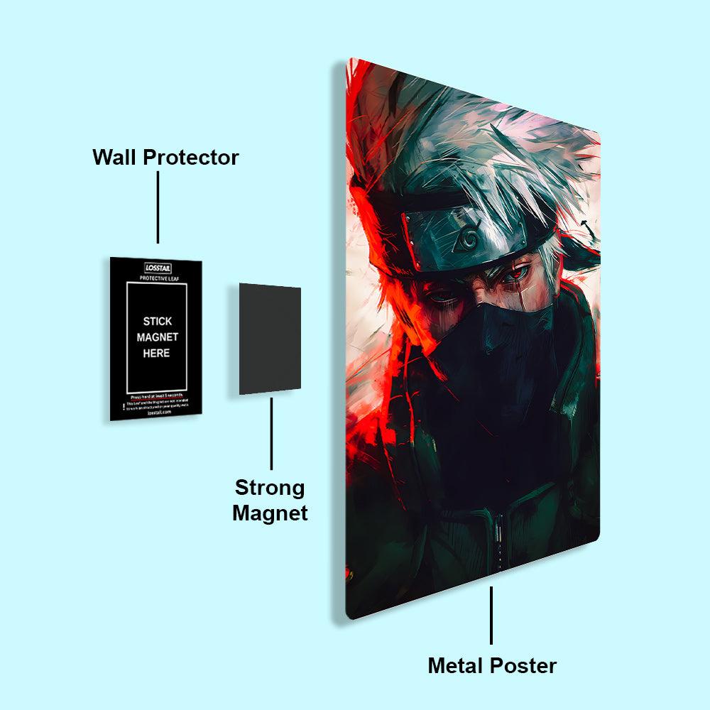 Kakashi - Naruto - Metal Poster - Losstail