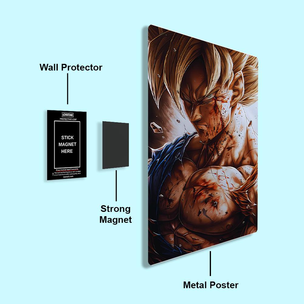 Goku - Dragon Ball- Metal Poster - Losstail - LOSSTAIL