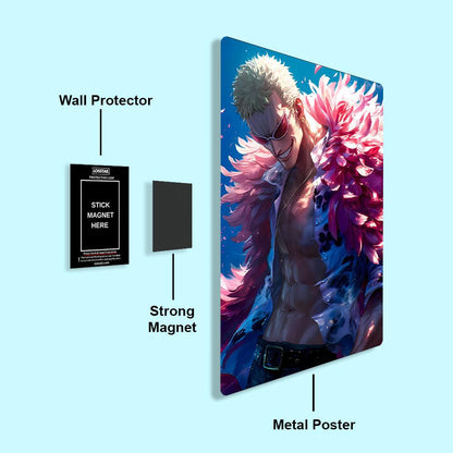 Doflamingo - Onepiece - Metal Poster - Losstail.