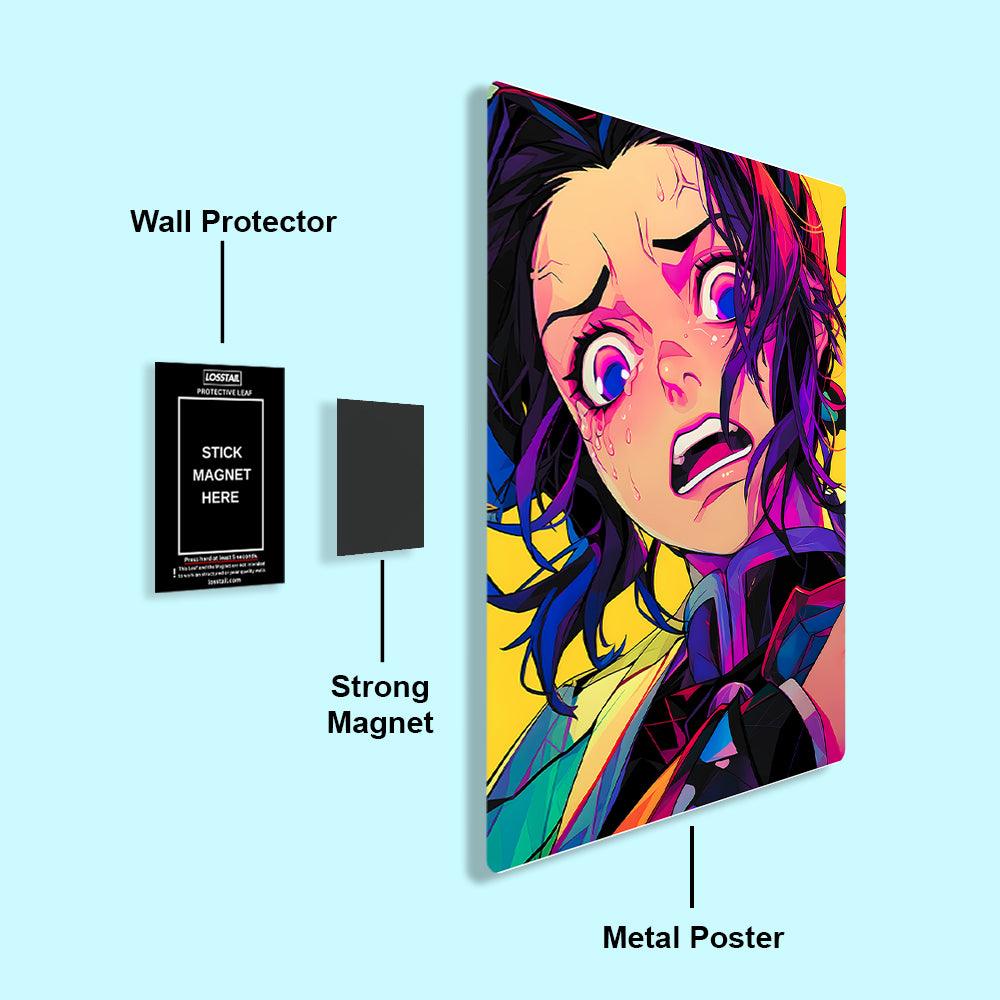 Shinobu Kocho- Demon Slayer - Metal Poster - Losstail - LOSSTAIL