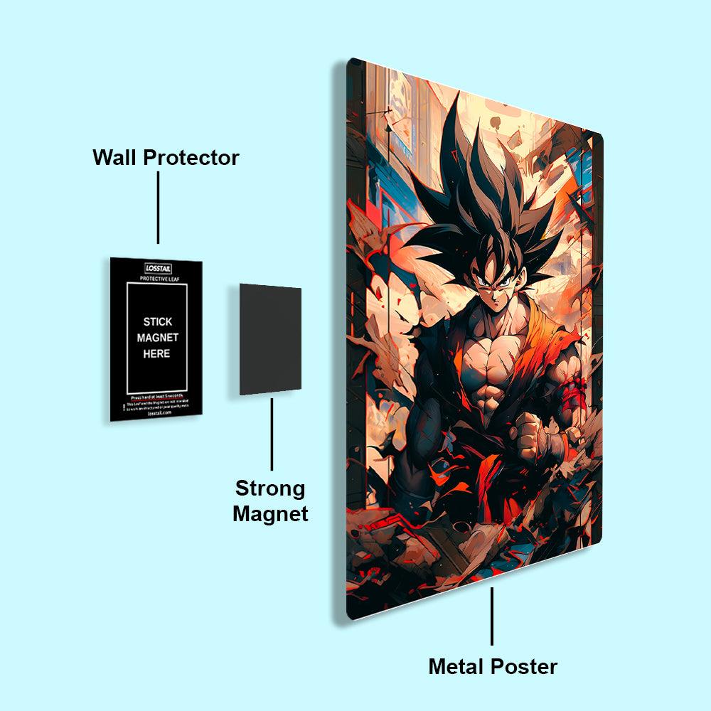 Goku - Dragon Ball - Metal Poster - Losstail - LOSSTAIL