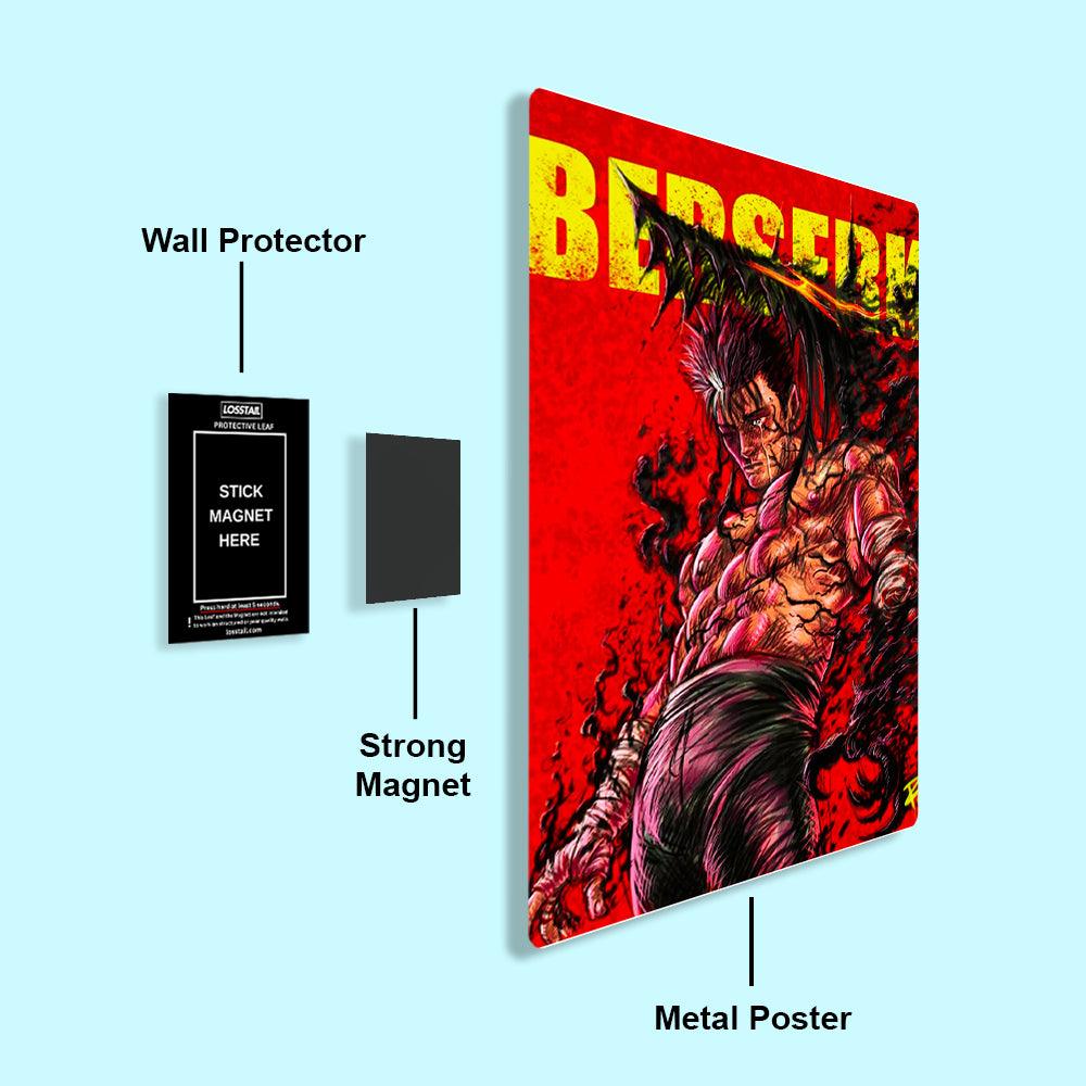 Guts - Berserk - Metal Poster - Losstail - LOSSTAIL