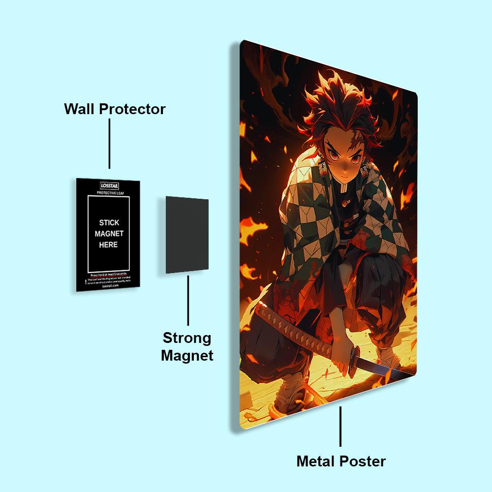 Tanjiro Kamado - Demon Slayer - Metal Poster - Losstail - LOSSTAIL