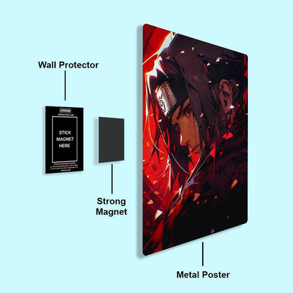 Itachi Uchiha - Naruto - Metal Poster - Losstail