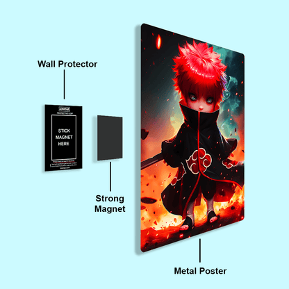 Kid  Sasori  - Naruto - Metal Poster - Losstail.