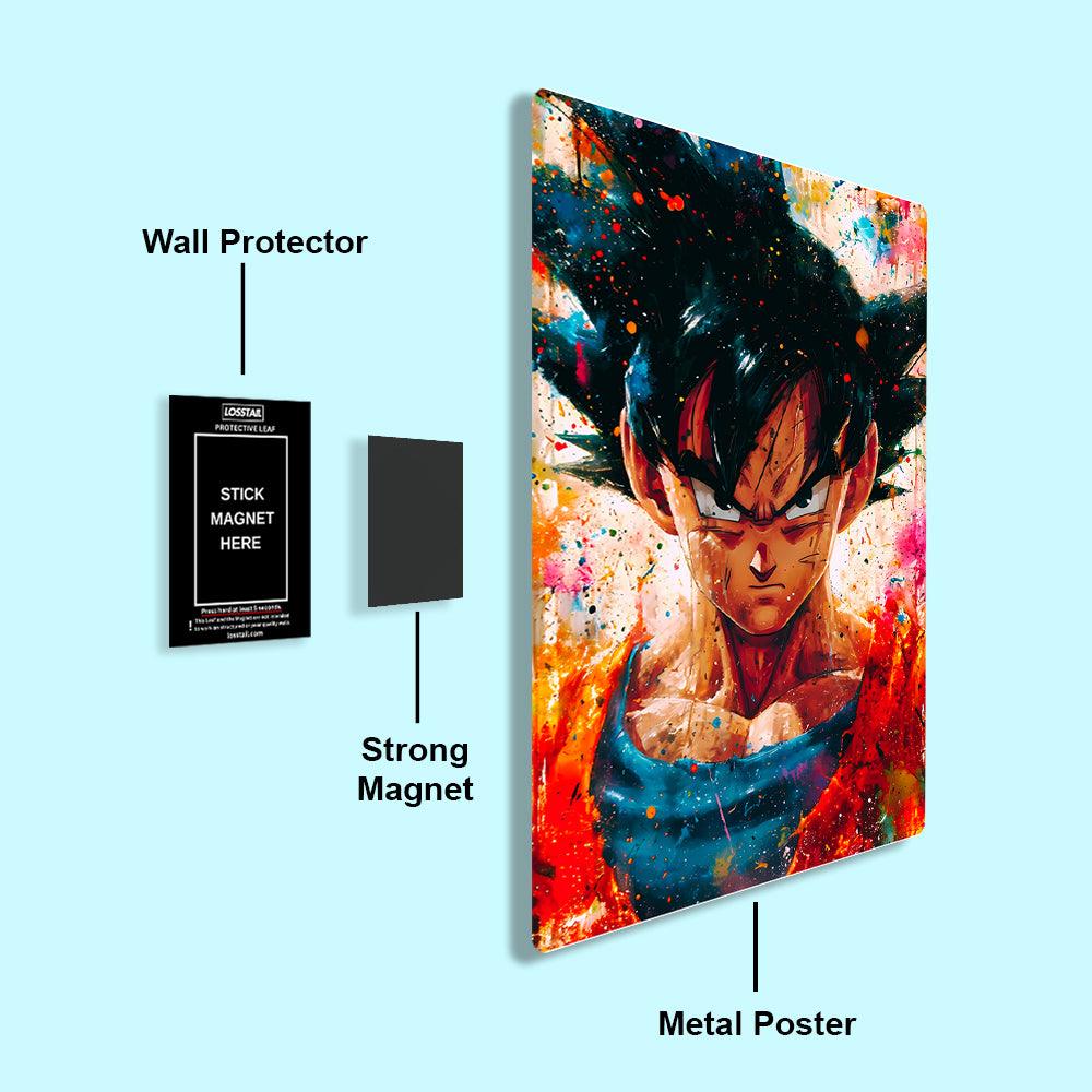 Goku - Dragon Ball - Metal Poster - Losstail - LOSSTAIL