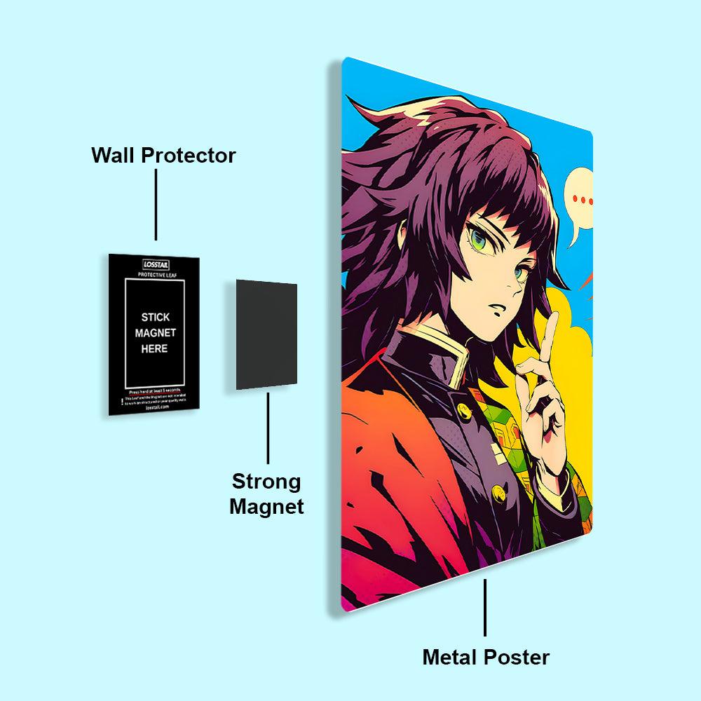 Giyu Tomioka - Demon Slayer - Metal Poster - Losstail - LOSSTAIL