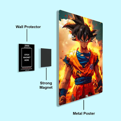 Goku - Dragon Ball - Metal Poster - Losstail - LOSSTAIL