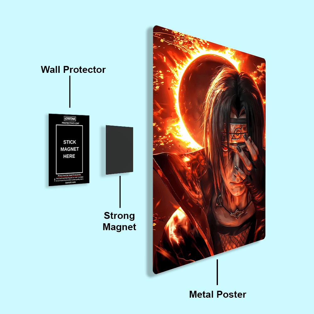 Itachi Uchiha - Naruto - Metal Poster - Losstail