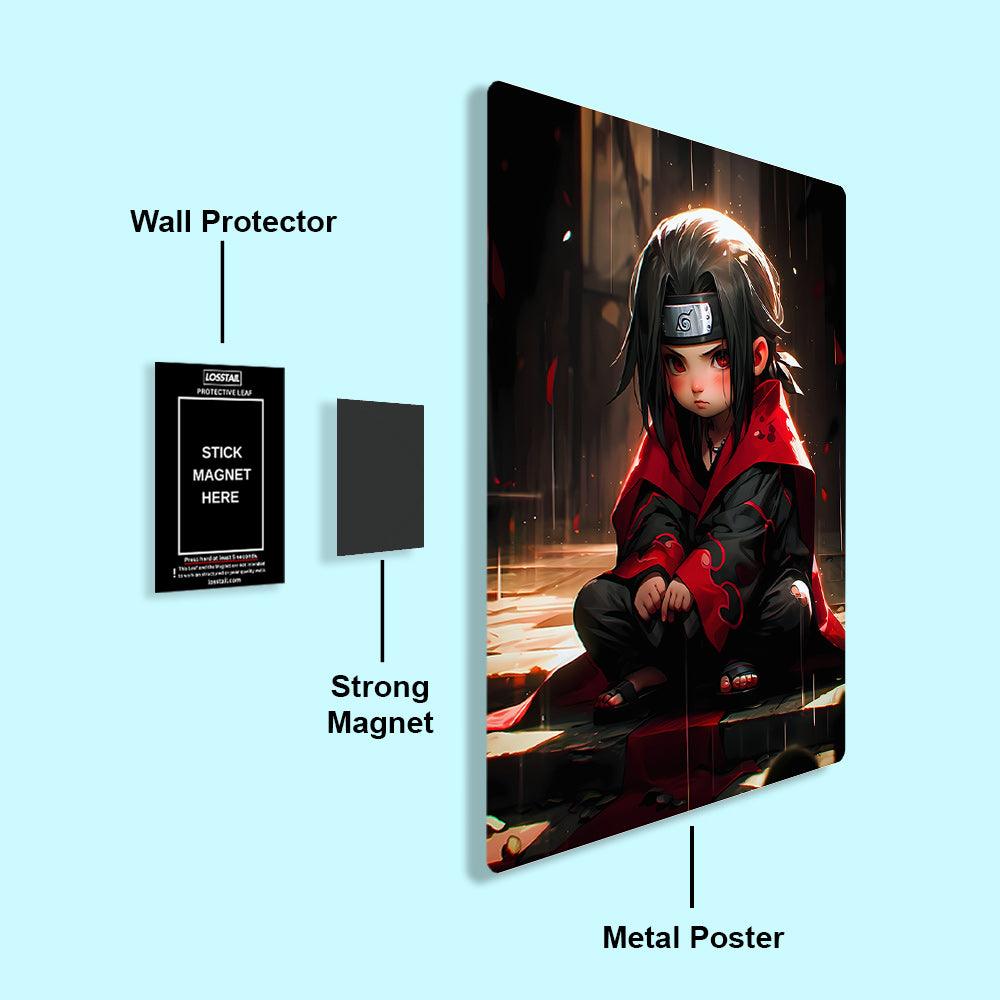 Kid Itachi - Naruto - Metal Poster - Losstail.