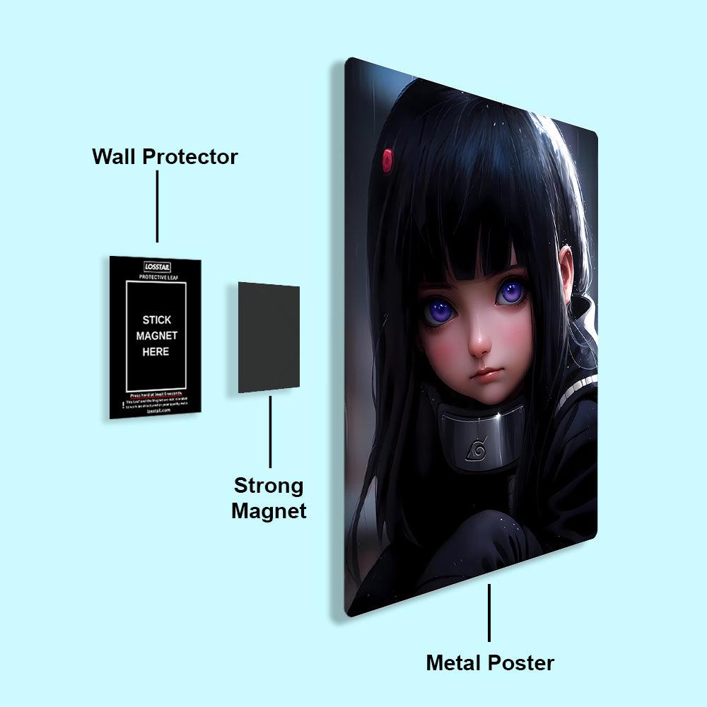 Kid Hinata - Naruto - Metal Poster - Losstail.