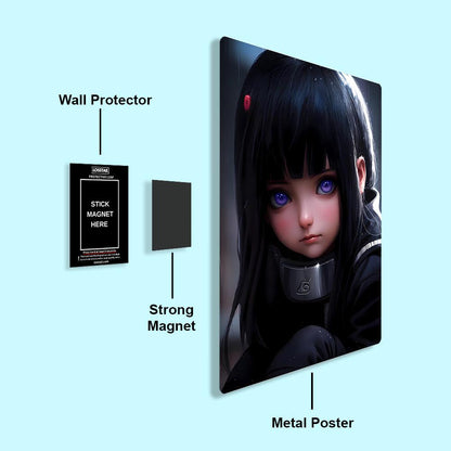 Kid Hinata - Naruto - Metal Poster - Losstail.