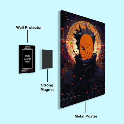 Obito Uchiha - Naruto - Metal Poster - Losstail