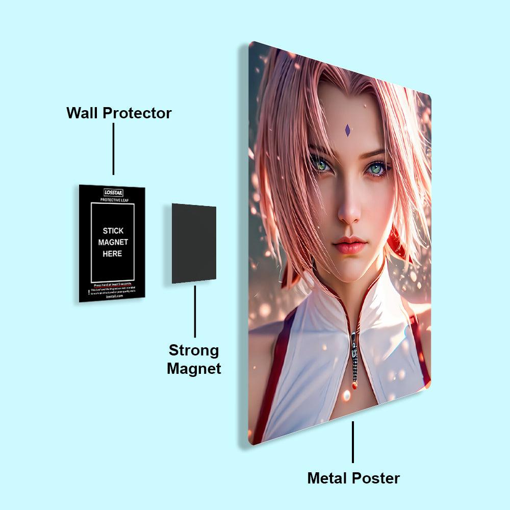 Sakura - Naruto - Metal Poster - Losstail