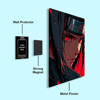 Itachi Uchiha - Naruto - Metal Poster - Losstail