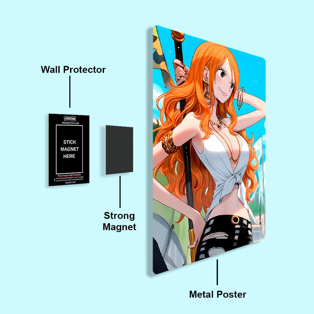 Nami - Onepiece - Metal Poster - Losstail.