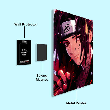 Itachi Uchiha - Naruto - Metal Poster - Losstail