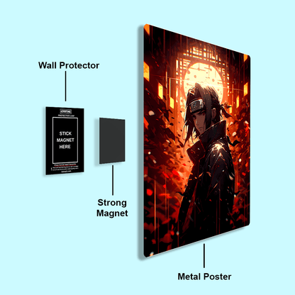 Itachi Uchiha - Naruto - Metal Poster - Losstail