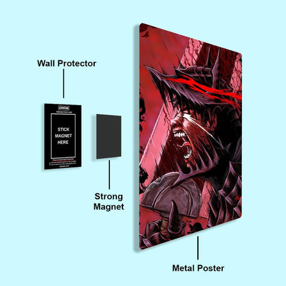 Guts - Berserk - Metal Poster - Losstail