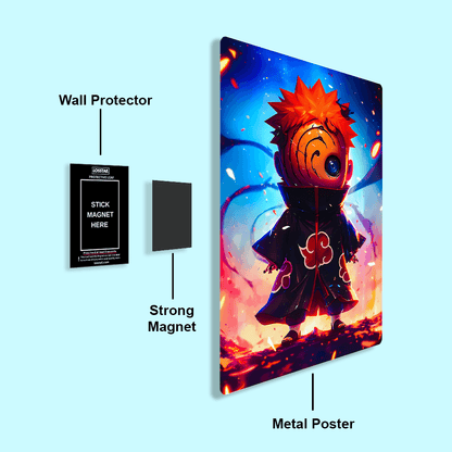 Kid Obito - Naruto - Metal Poster - Losstail.