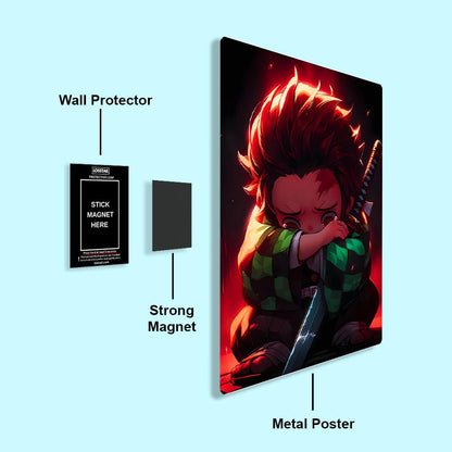 Kid Tanjiro - Demon Slayer - Metal Poster - Losstail - LOSSTAIL